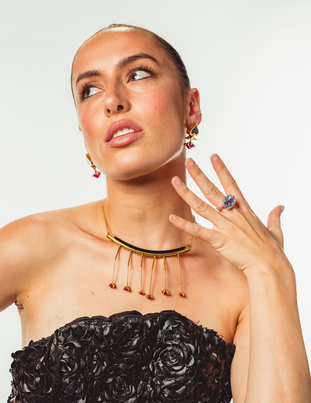 The Casino Suit Convertible Earrings