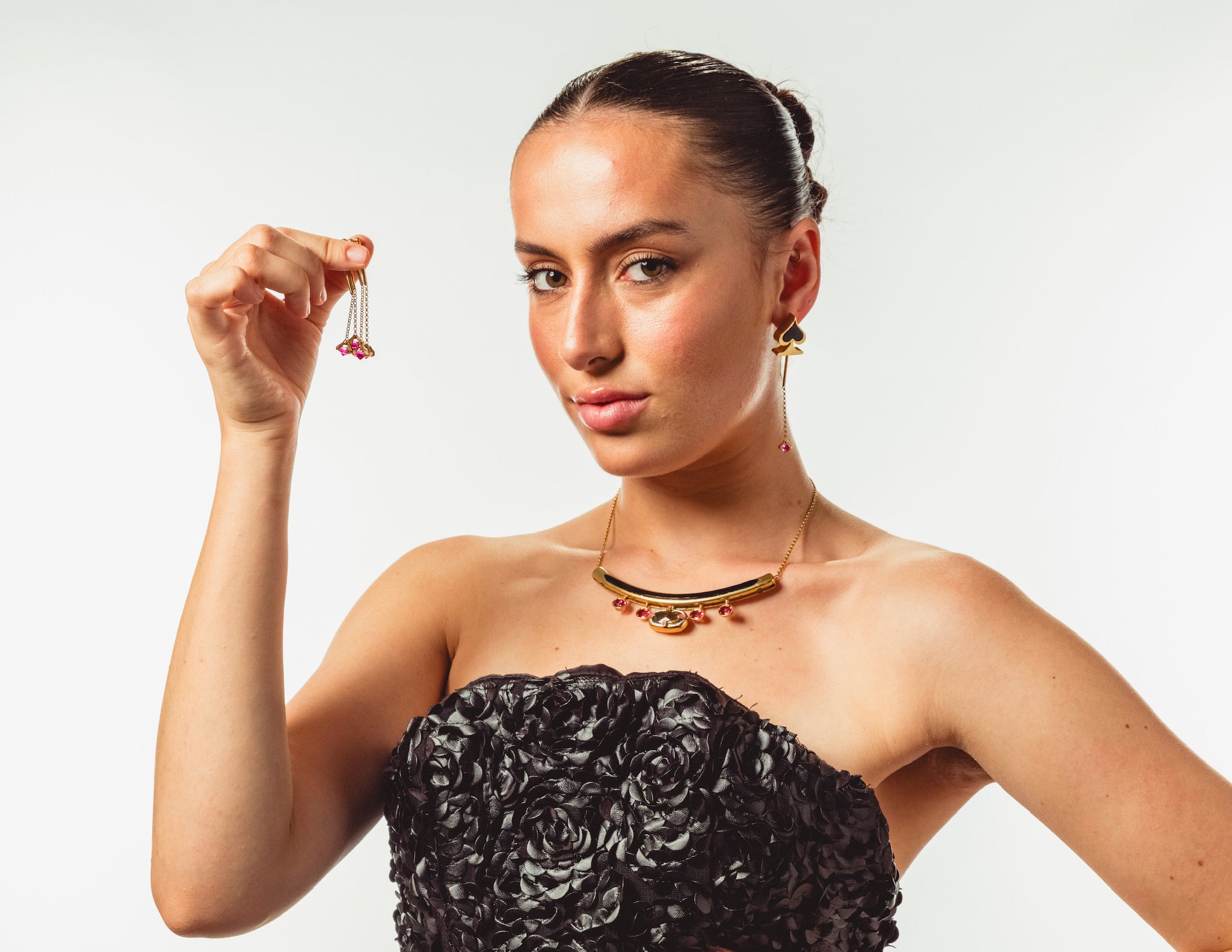 The Casino Suit Convertible Earrings